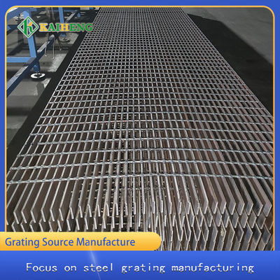 दबाव-वेल्डेड स्टील झंझरी अनुकूलित गर्म डुबकी जस्ती